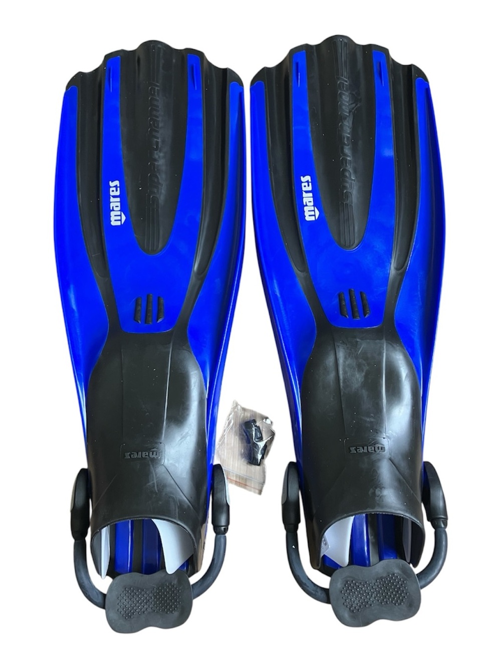 Mares Avanti Superchannel Blue Reflex Open Heel Dive Fins Regular NEW In Bag
